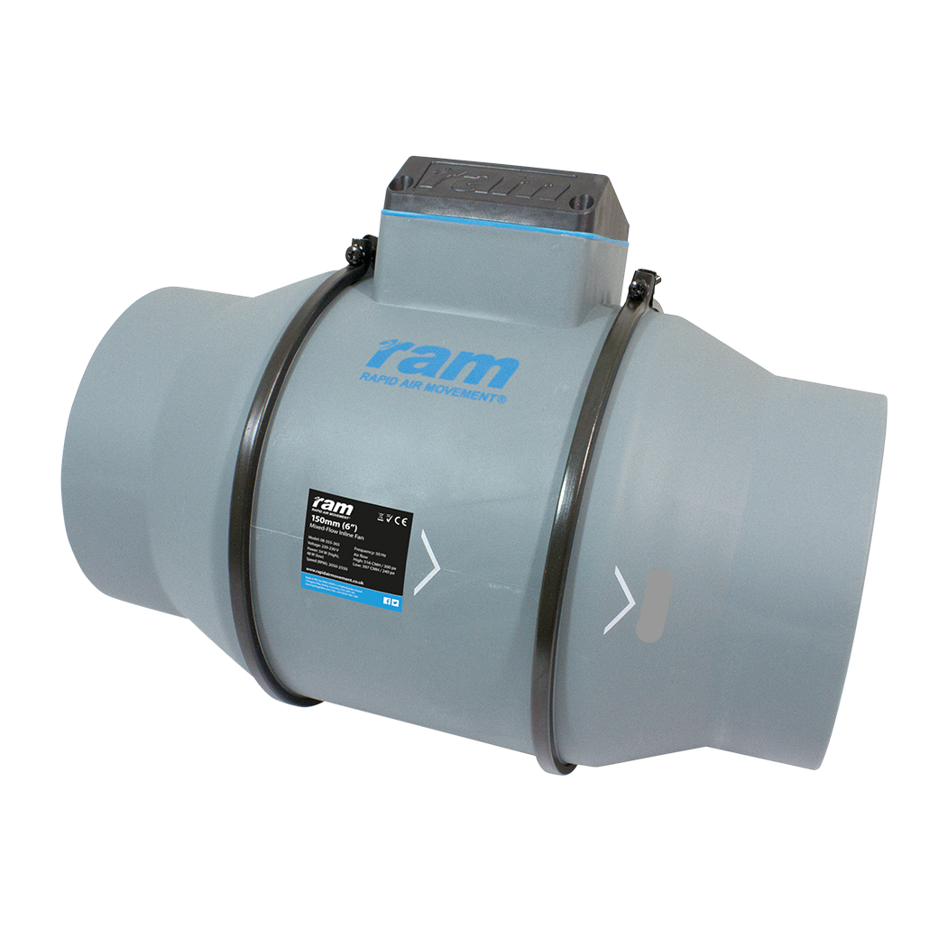RAM Mixed-Flow Inline Fan