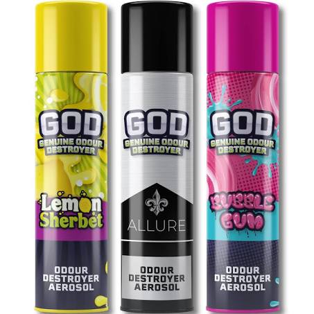 GOD Bubble gum spray 750ml