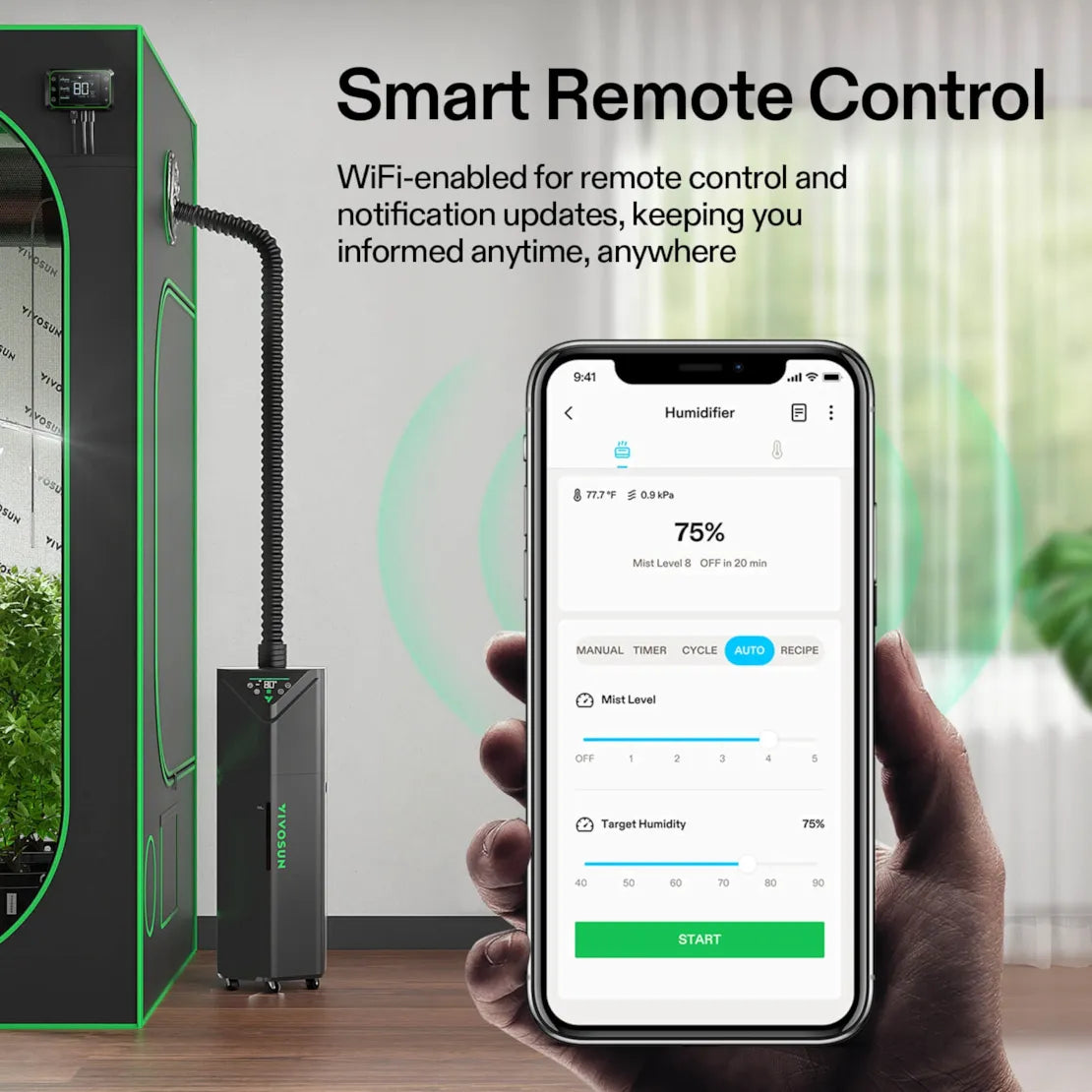 AeroStream Intelligent Environmental Humidifier + Enviro-Probe