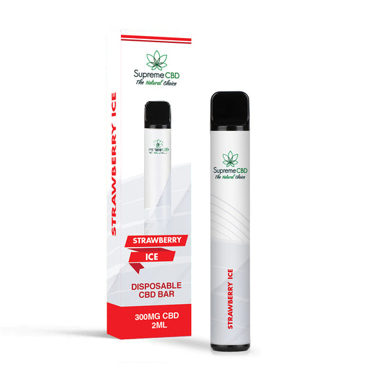 CBD Disposable Vape - Strawberry Ice (300mg)