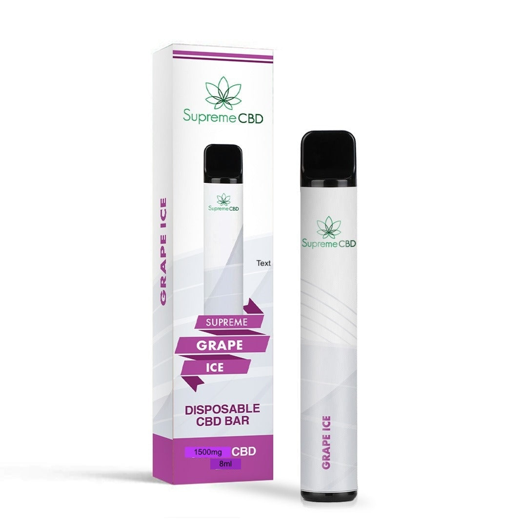 CBD Disposable Vape - Grape Ice (1500mg)