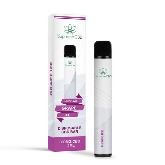 CBD Disposable Vape - Grape Ice (300mg)