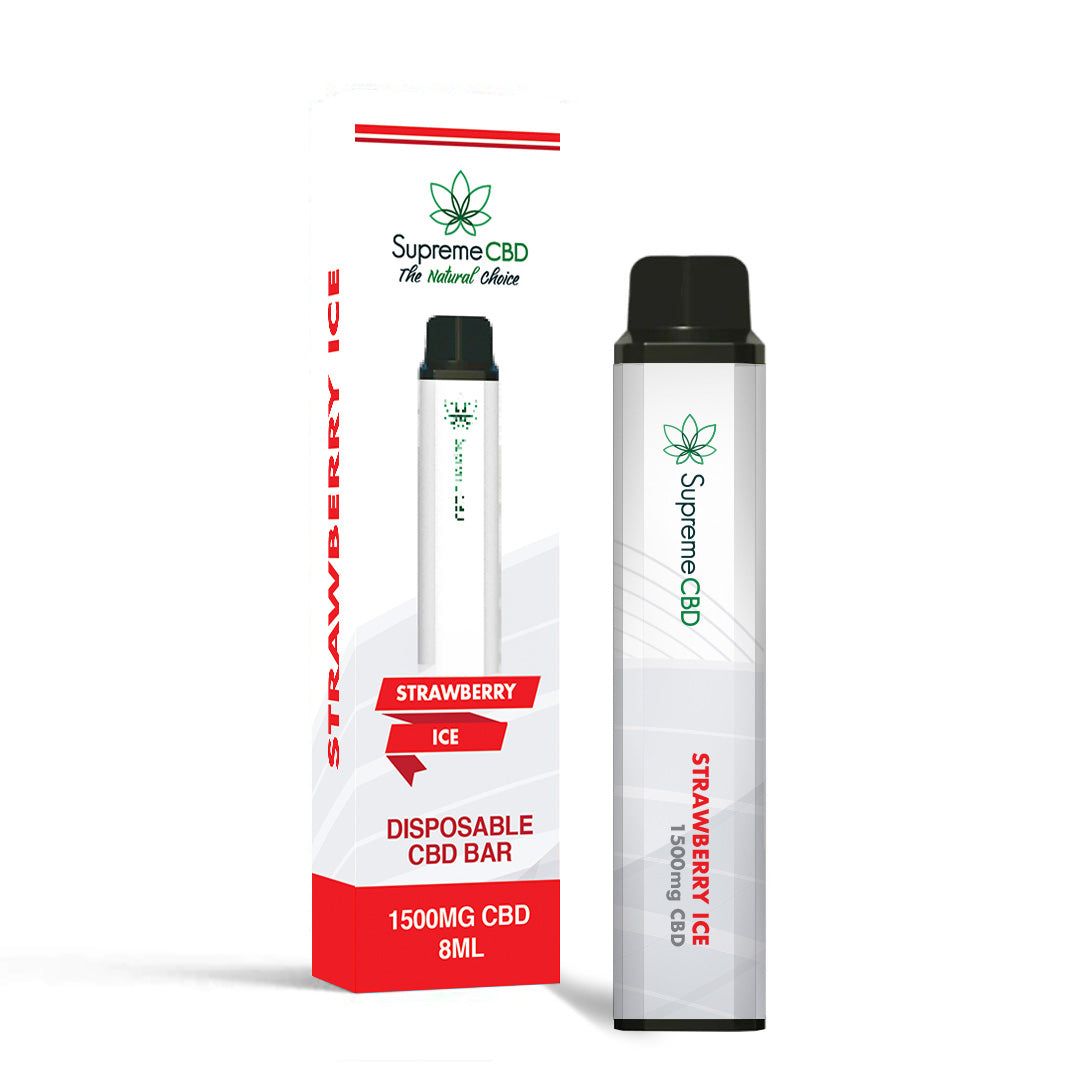 CBD Disposable Vape - Strawberry Ice (1500mg)