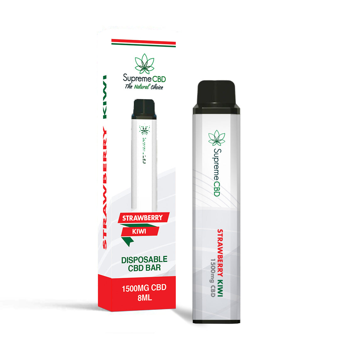 CBD Disposable Vape - Strawberry Kiwi (1500mg)