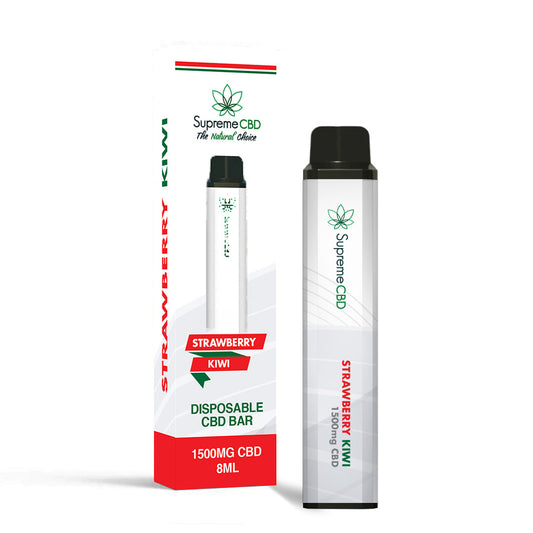 CBD Disposable Vape - Strawberry Kiwi (1500mg)