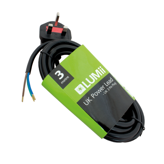 LUMii UK Power Lead - 3m