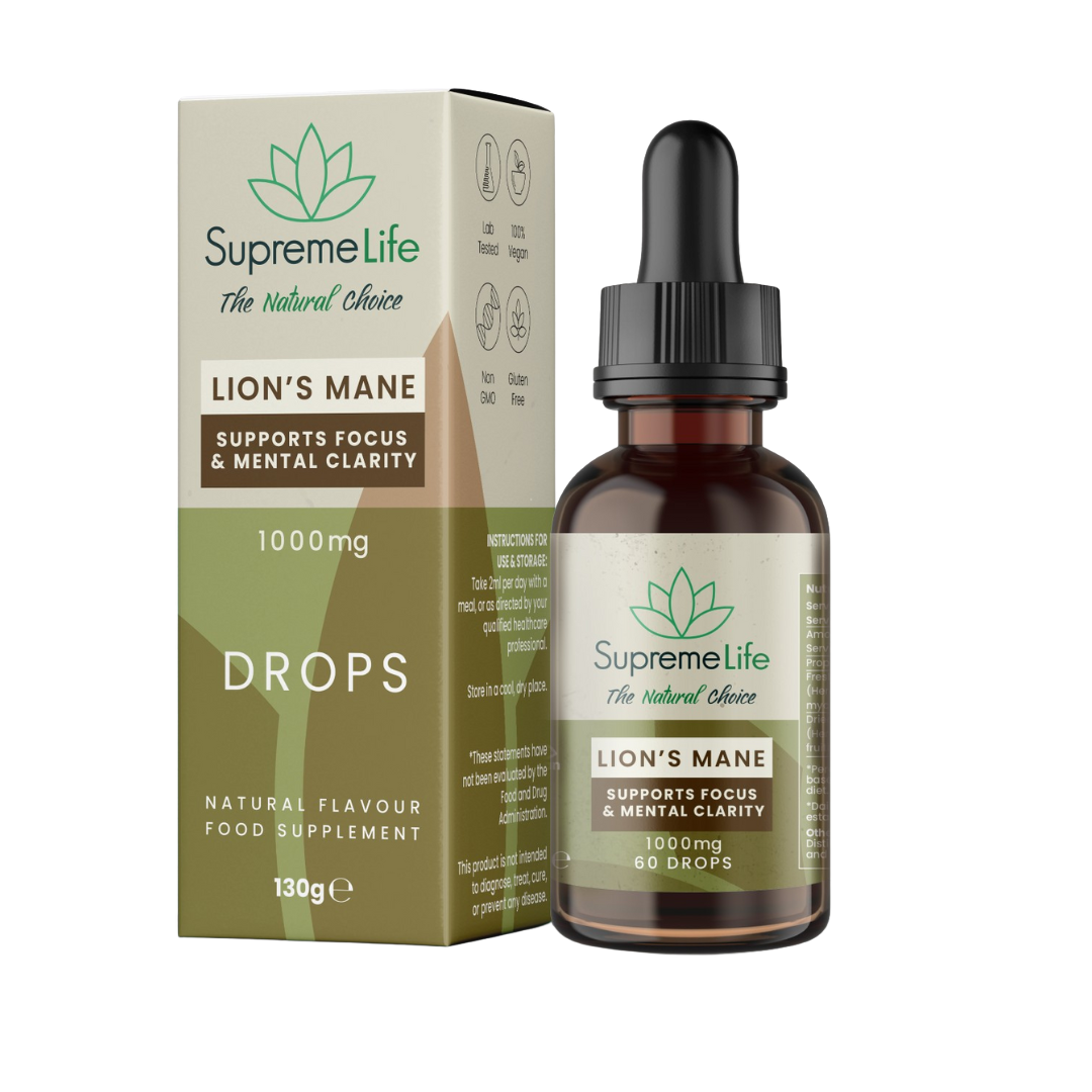 Lions Mane Drops 60ml (1000mg)