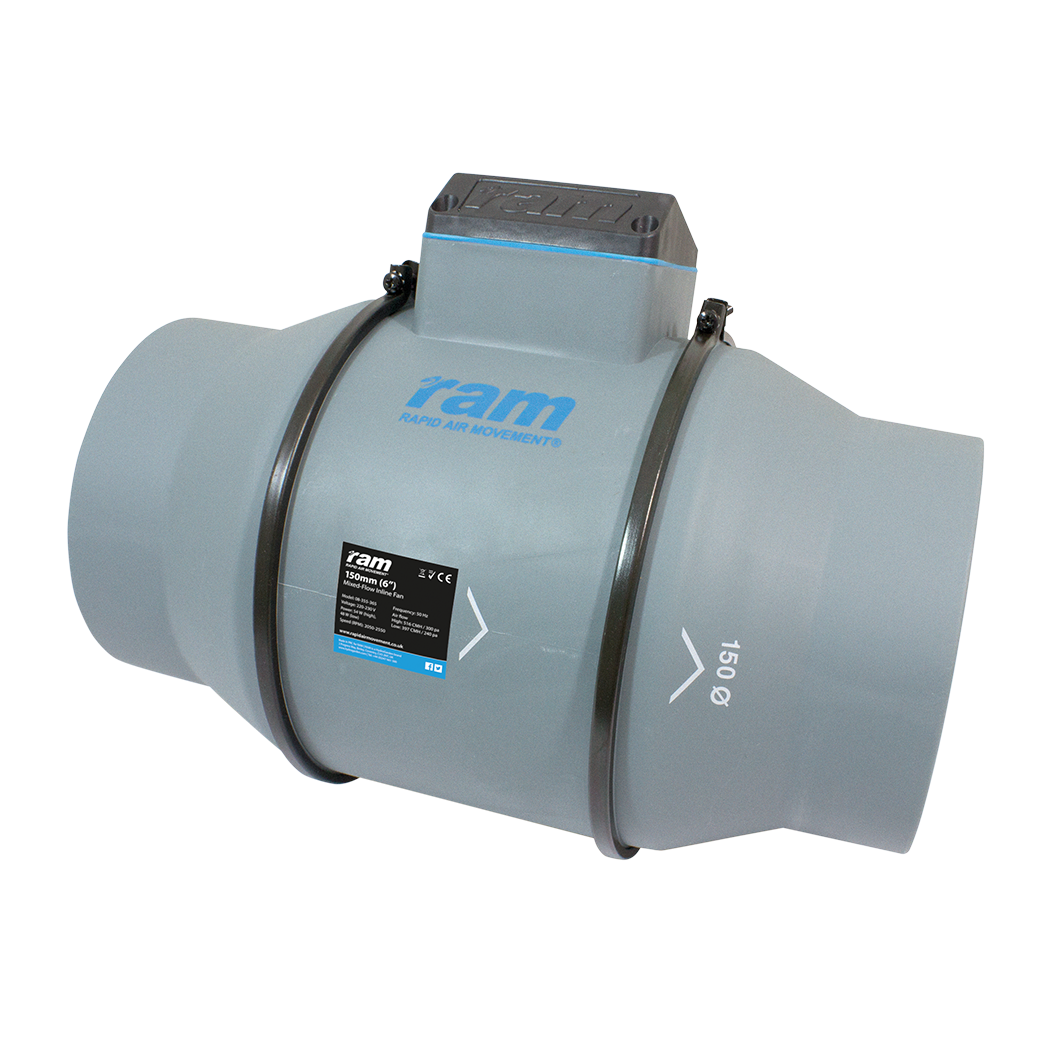RAM Mixed-Flow Inline Fan