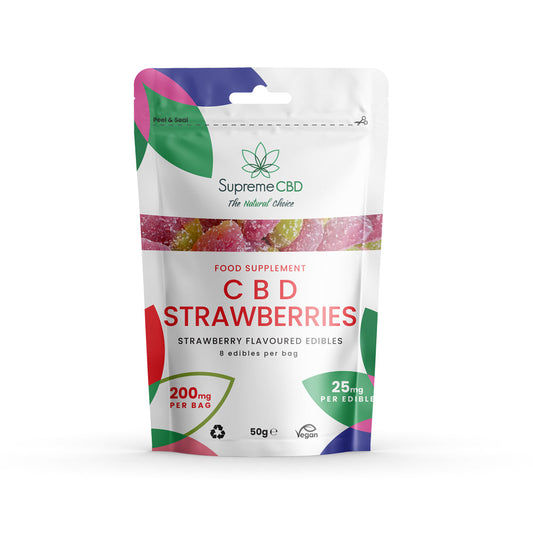 CBD Gummy Strawberries