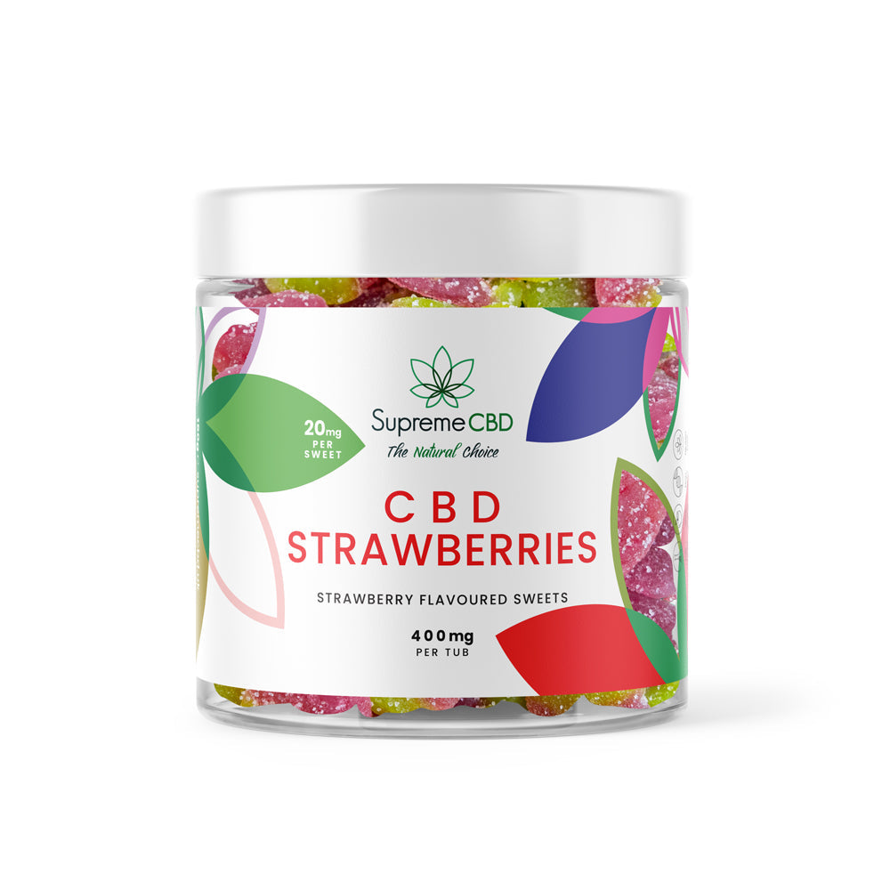 CBD Gummy Strawberries