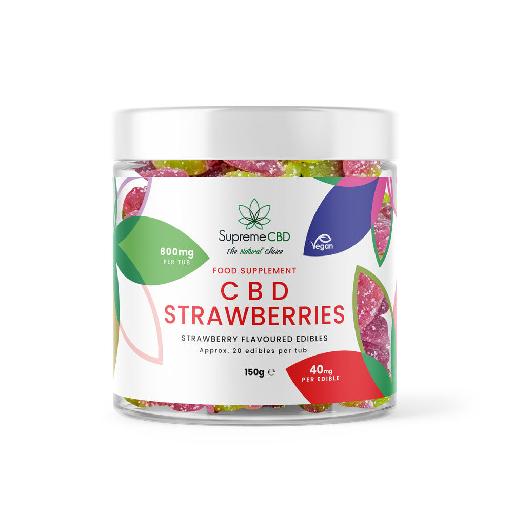 CBD Gummy Strawberries